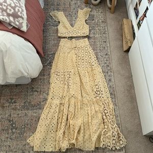 by together skirt and top set